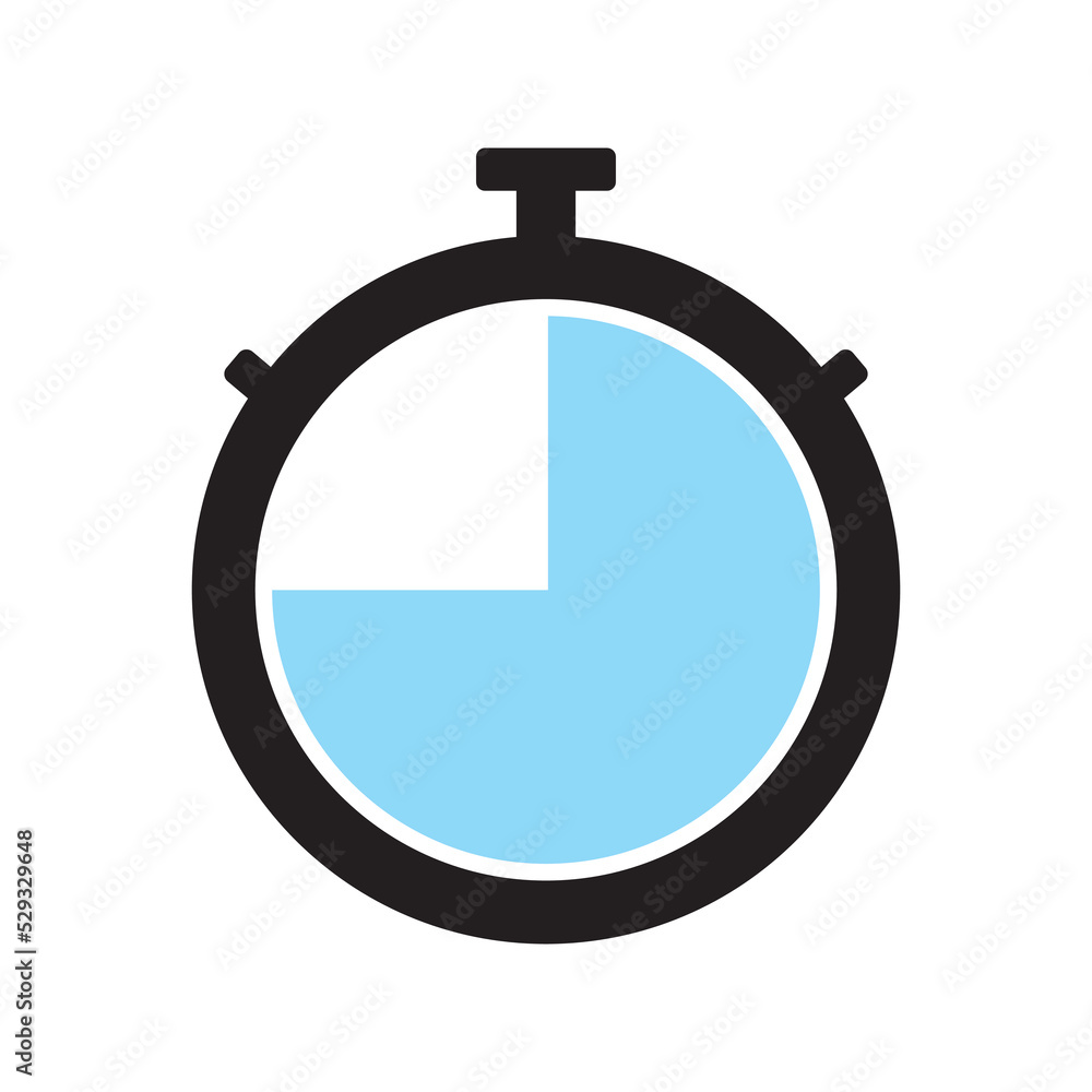 Stopwatch icon vector illustration symbo Stopwatch icon vector illustration symbo
