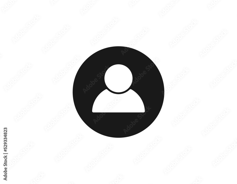 Person icon on white background. vector illustrator. Person icon on white background. vector illustrator.