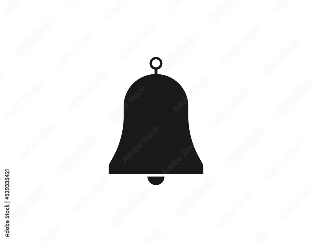 Bell Icon. Vector Flat Isolated Illustration of a Bell. Bell Icon. Vector Flat Isolated Illustration of a Bell.