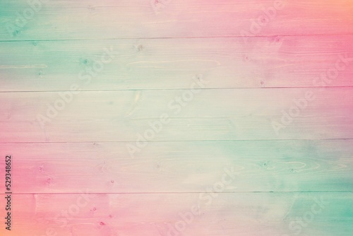 Pink and green planks
