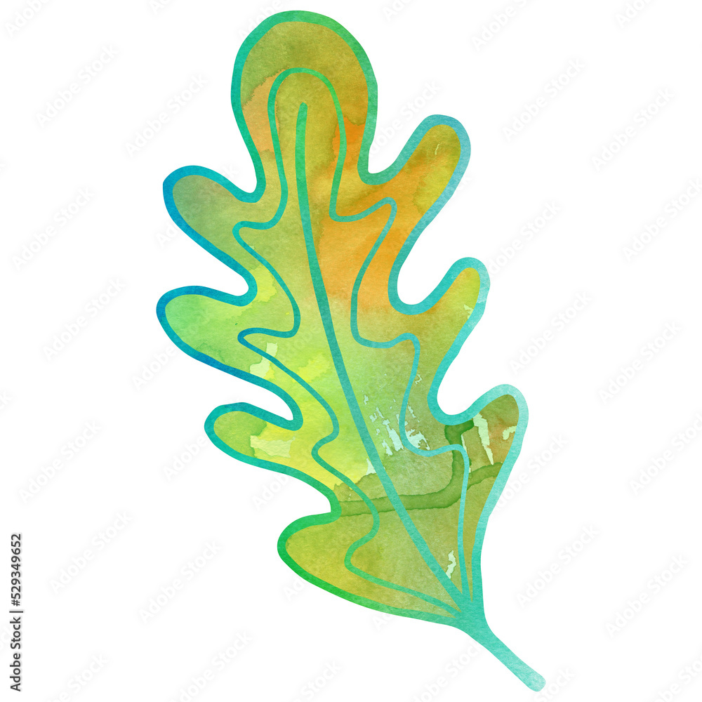 Simple watercolor green leaf. Plant element. Transparent PNG Clipart Simple watercolor green leaf. Plant element. Transparent PNG Clipart