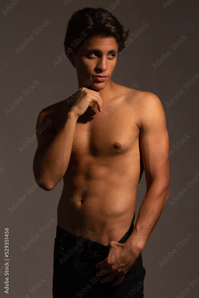 Fototapeta premium young man with sexy attitude