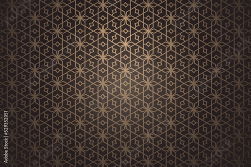 shinny floral Islamic pattern background design