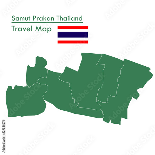 Green Map Samut Sakhon Province is one of the provinces of Thailand