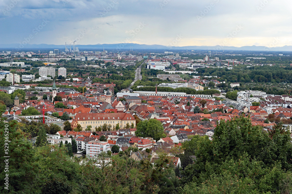 Blick auf Karlsruhe