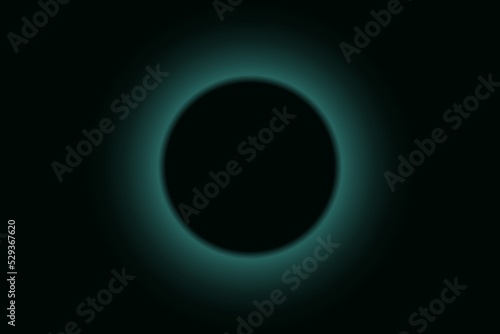 black abstract background green circle light element