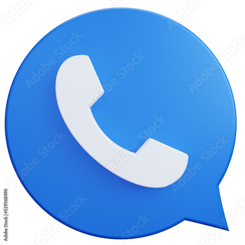 3d rendering of phone chat. 3d rendering of call center