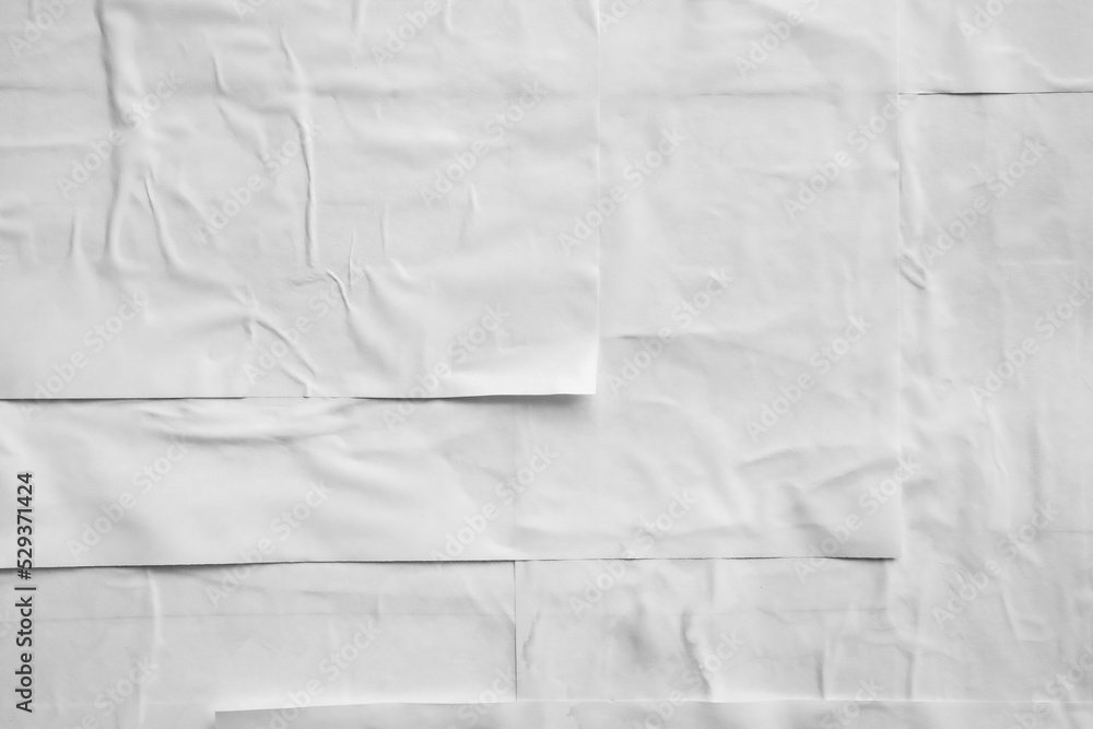 white crumpled and creased paper poster texture background white crumpled and creased paper poster texture background