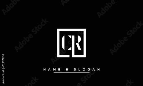 CR,  RC,  C,  R   Abstract  Letters  Logo  Monogram