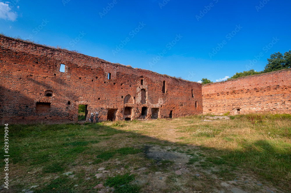Ruins of castle Dybow, Torun, Kuyavian-Pomeranian Voivodeship, Poland	