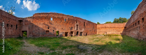 Ruins of castle Dybow, Torun, Kuyavian-Pomeranian Voivodeship, Poland photo