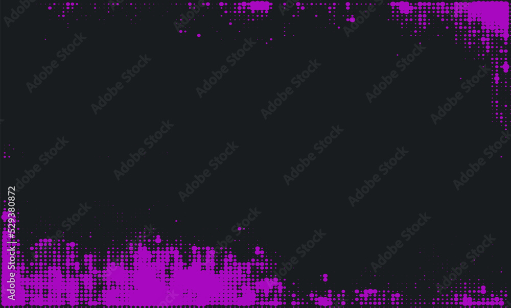 Abstract shape grunge halftones dot texture, Vector illustration.