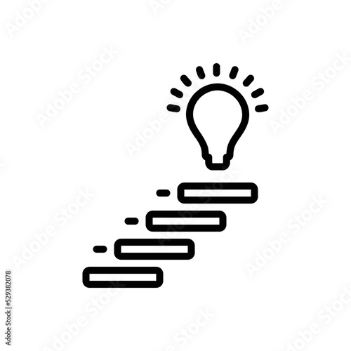 Black line icon for inclusive