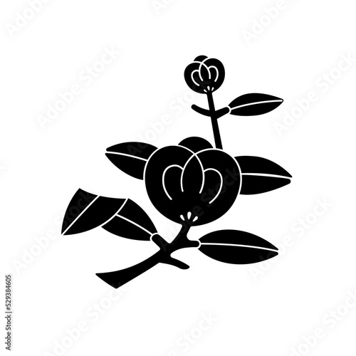 茶の實紋 / 茶の実紋・枝茶の實（えだちゃのみ）