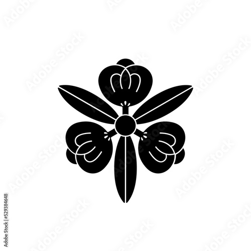 茶の實紋 / 茶の実紋・痩せ三つ竜胆茶の實（やせみつりんどうちゃのみ）