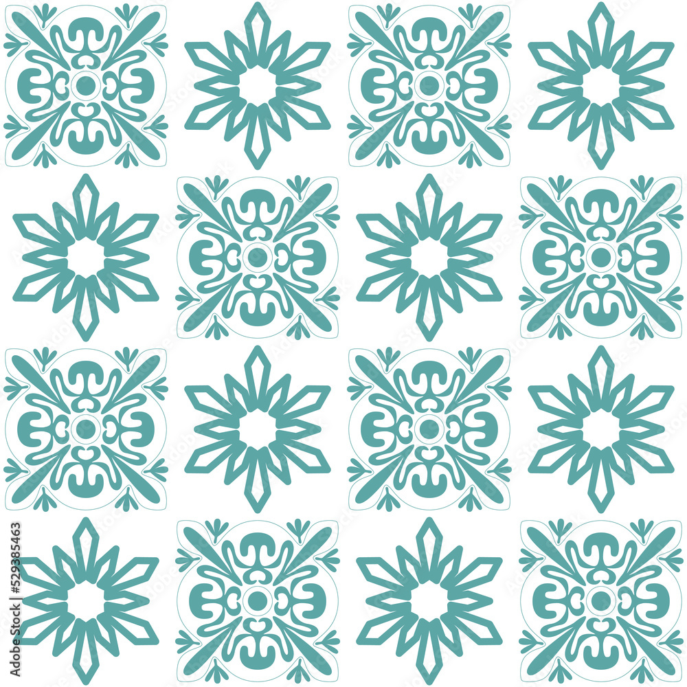 Azulejo seamless pattern stylish trendy ceramic tile design element for kitchen Azulejo seamless pattern stylish trendy ceramic tile design element for kitchen