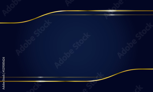 ゴールドの線でできたラグジュアリーな雰囲気のフレーム