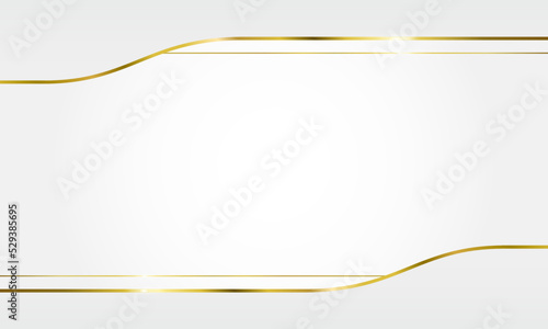 ゴールドの線でできたラグジュアリーな雰囲気のフレーム