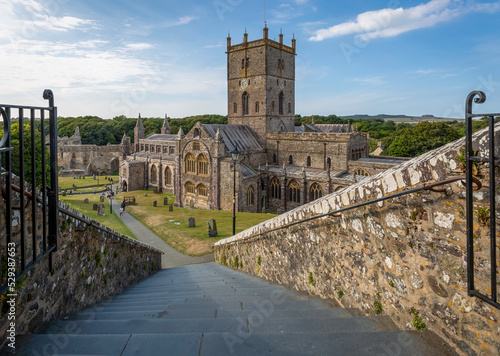 The steps at St Davids Cathedral