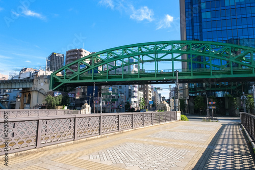 東京都千代田区 秋葉原、昌平橋と街並み