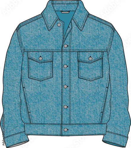 MENS BOYS RIDER DENIM JACKETS OVERCOAT AND TRUCKER WITH POCKETS SKETCH VECTOR