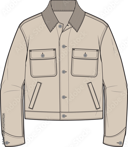 BOYS AND MEN WEAR JACKETS VECTOR