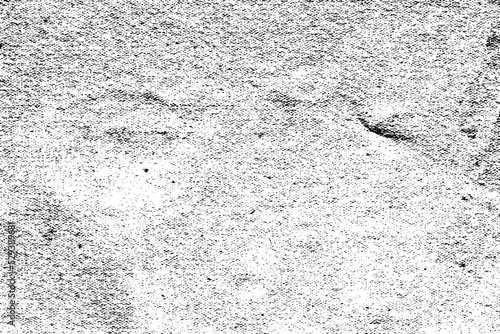 Grunge texture of a rough background with noise, grain, dents. Abstract monochrome background. Vector illustration. Overlay template.