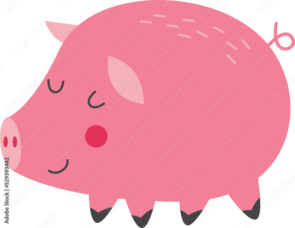 Cartoon pig farm Animal Cartoon pig farm Animal