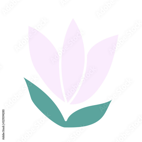 hand drawn flowers simple vector