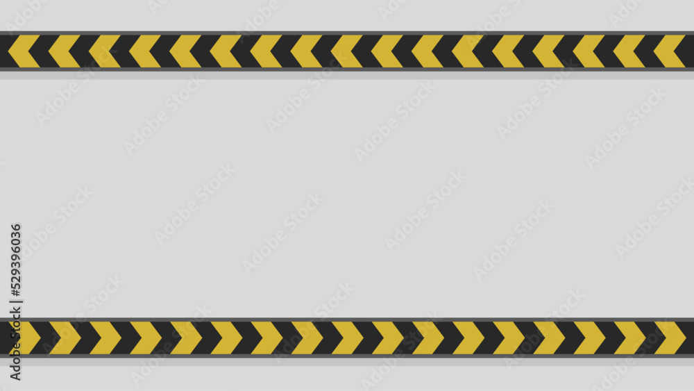 white background with under construction or warning sign.copy space ...