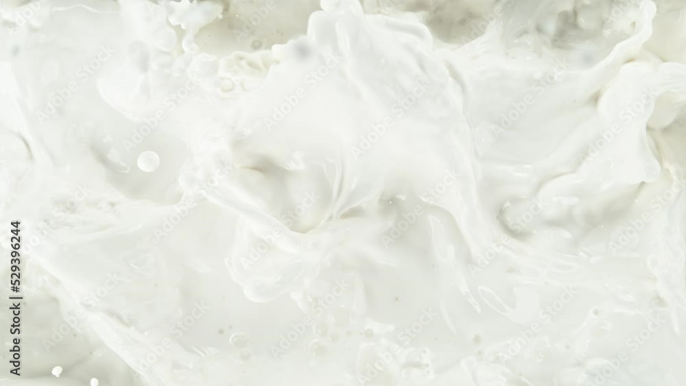 Super Slow Motion Shot of Splashing Fresh Milk at 1000 fps. Super Slow Motion Shot of Splashing Fresh Milk at 1000 fps.