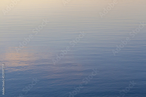 View of clear water surface in dusk
