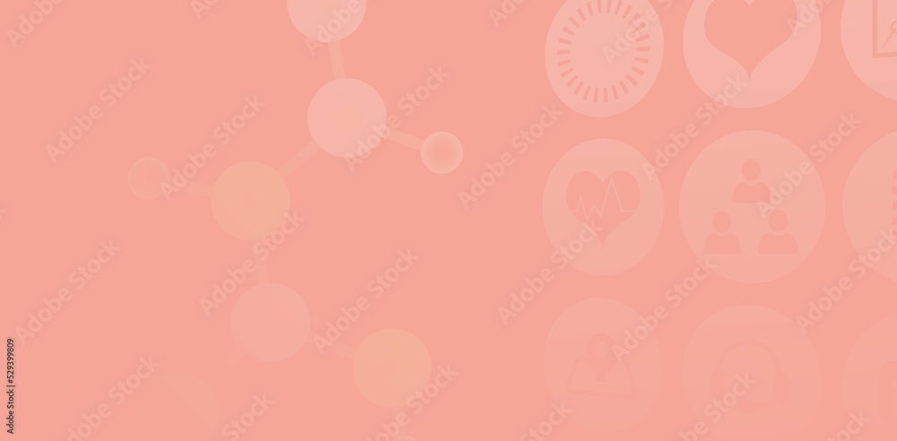 Naklejka premium pink background