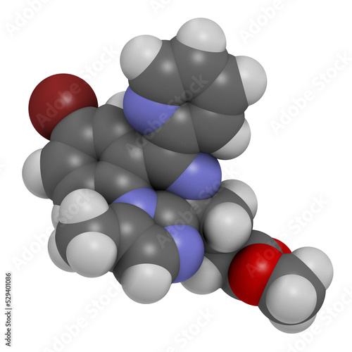 Fotografía Remimazolam drug molecule
