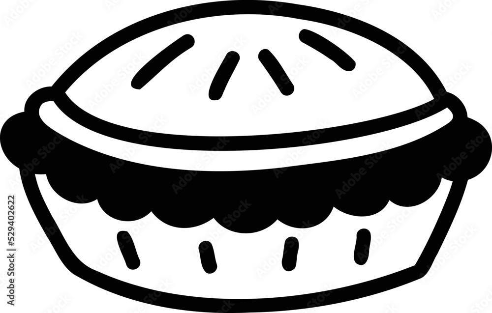 Hand Drawn pie illustration Hand Drawn pie illustration