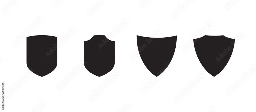 Insurance protection and security shield symbol flat vector illustration. Insurance protection and security shield symbol flat vector illustration.