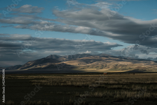 The vicinity of the district center of Kosh-Agach in the south of the Chuysky tract in Altai