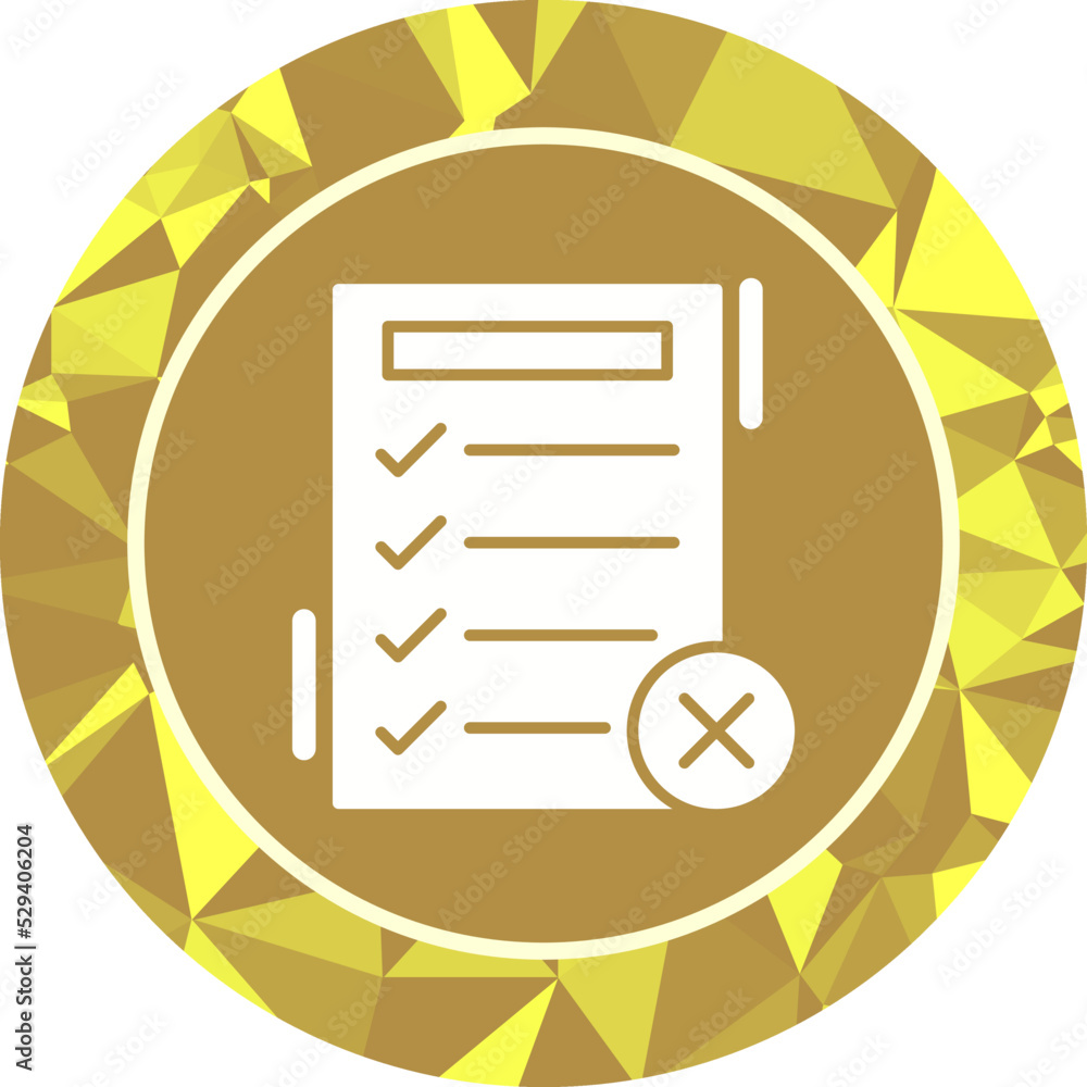 Fake List Icon Fake List Icon