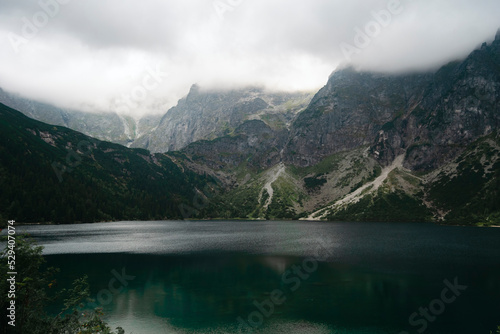 lake in the mountains morskie oko