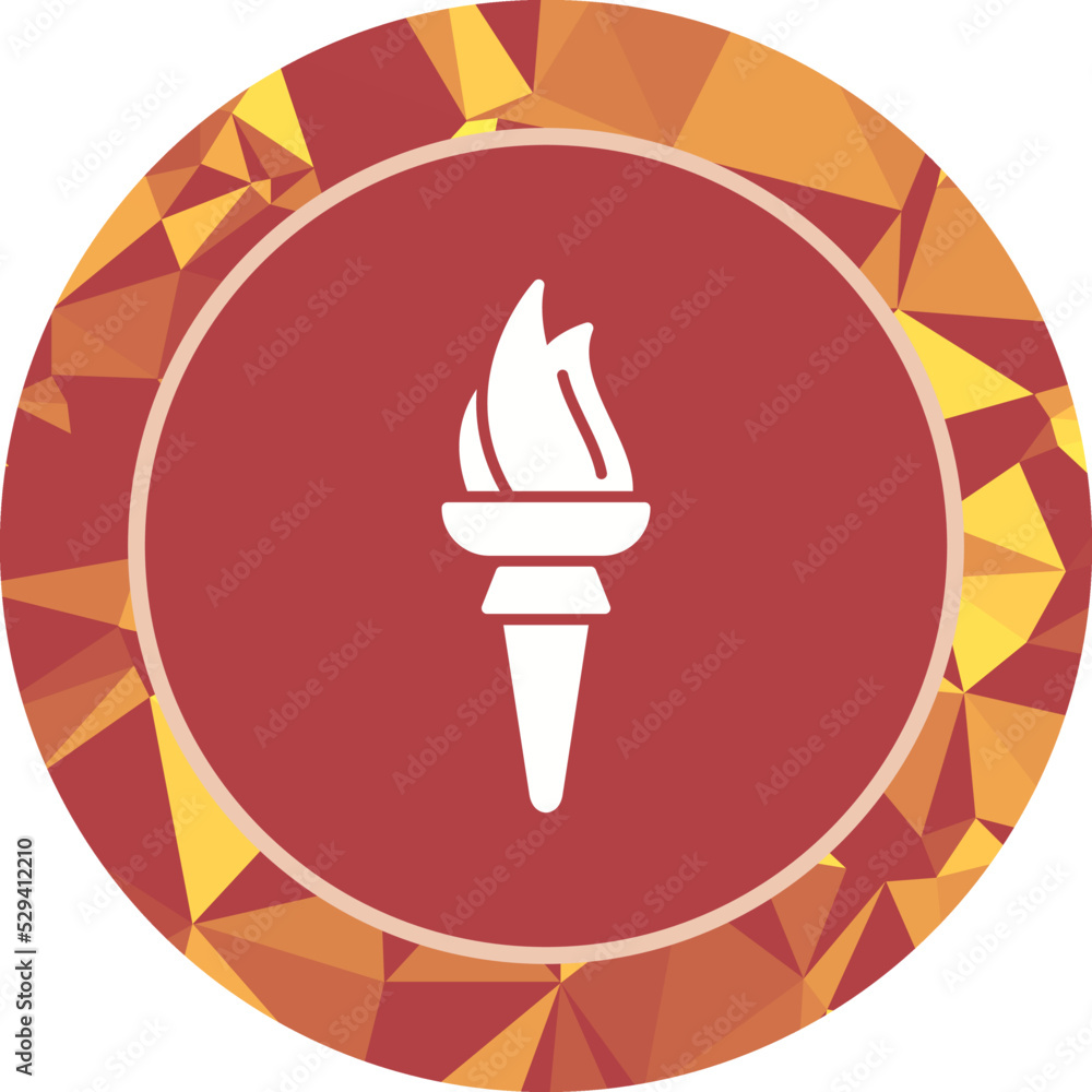 Obraz premium Torch Icon