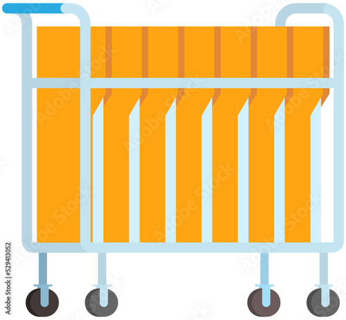 Computer desktop yellow folders, digital data storage. Desktop icons pack element with documents and media content. Directory sign. Linux open source UI shortcut theme customisation, file indexing