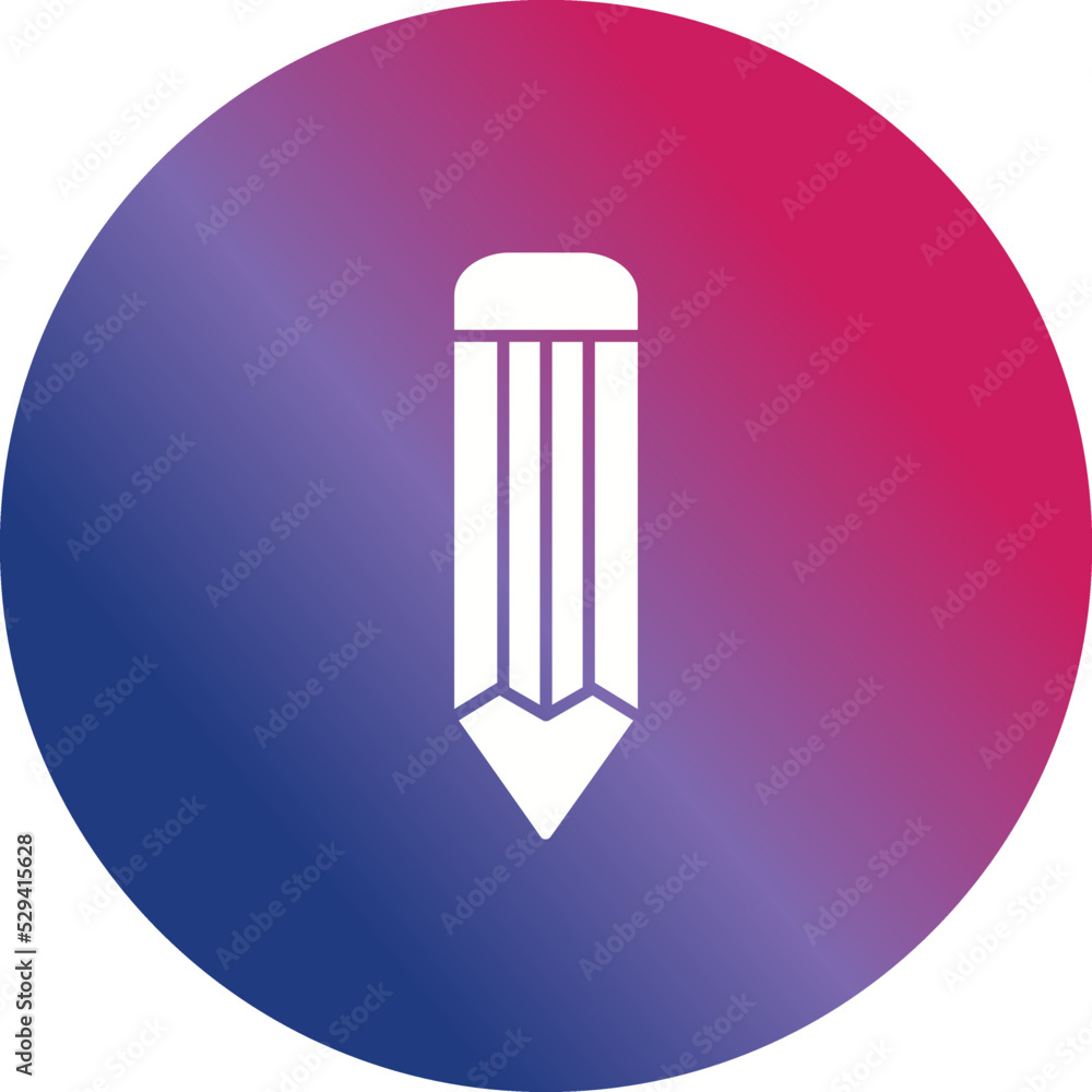 Unique Pencil Vector Icon Unique Pencil Vector Icon