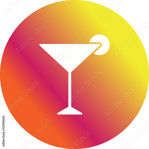 Unique Cosmopolitan Vector Icon