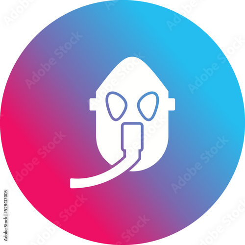 Unique Oxygen Mask Vector Icon