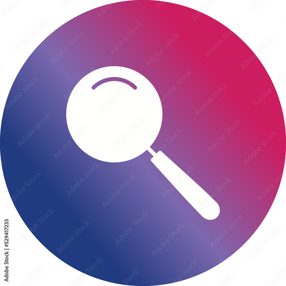 Unique Magnifier Vector Icon Unique Magnifier Vector Icon