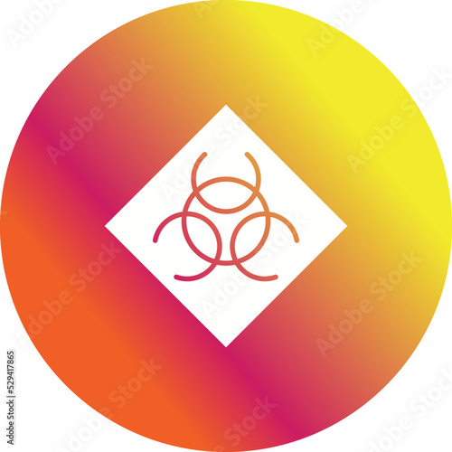 Biological Hazard Vector Icon