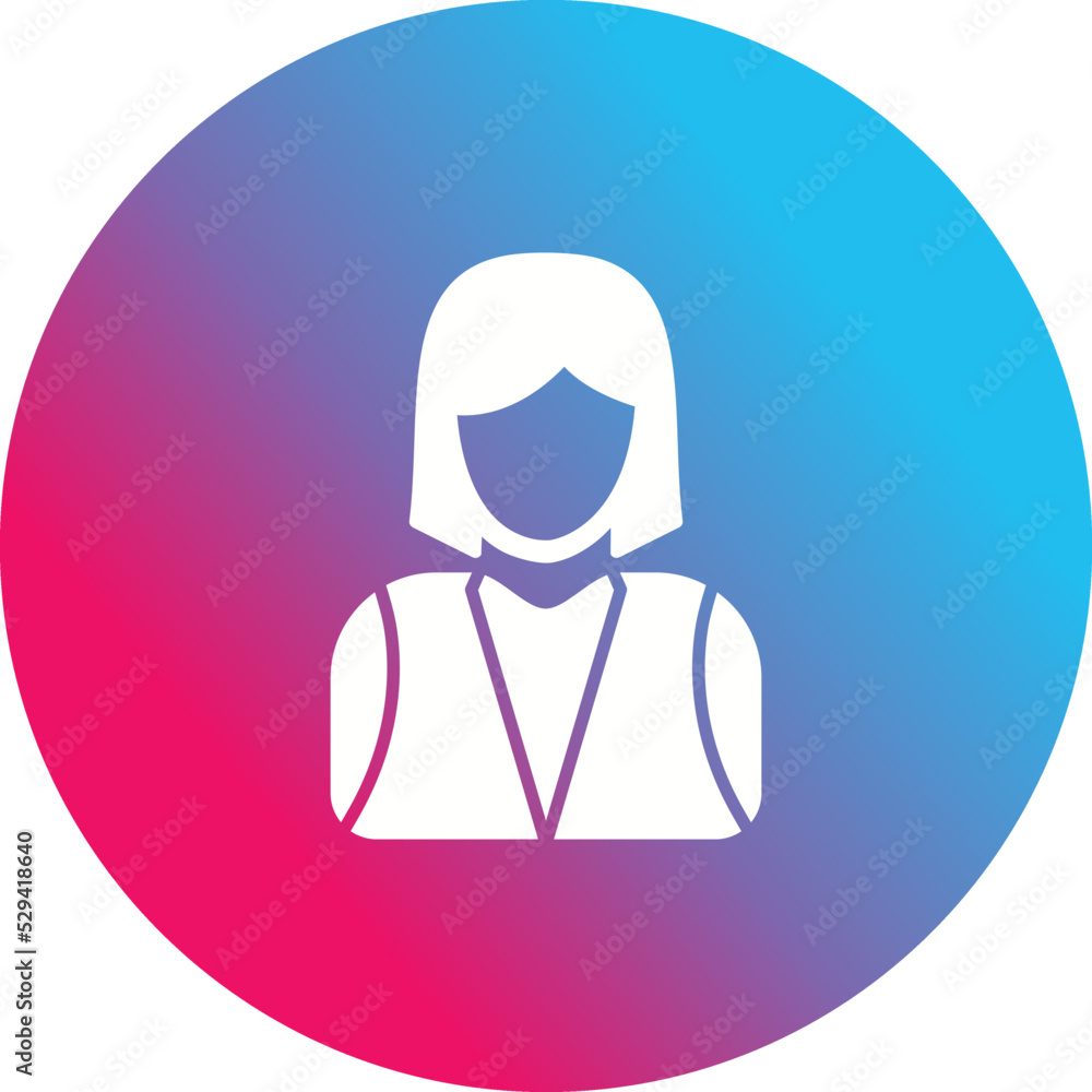 Elegant Lady Vector Icon Elegant Lady Vector Icon