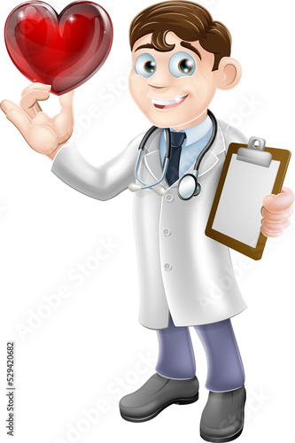 Cartoon Heart Doctor