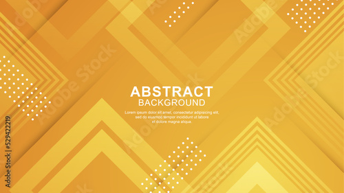 Minimal geometric background with dynamic square design in orange gradient color