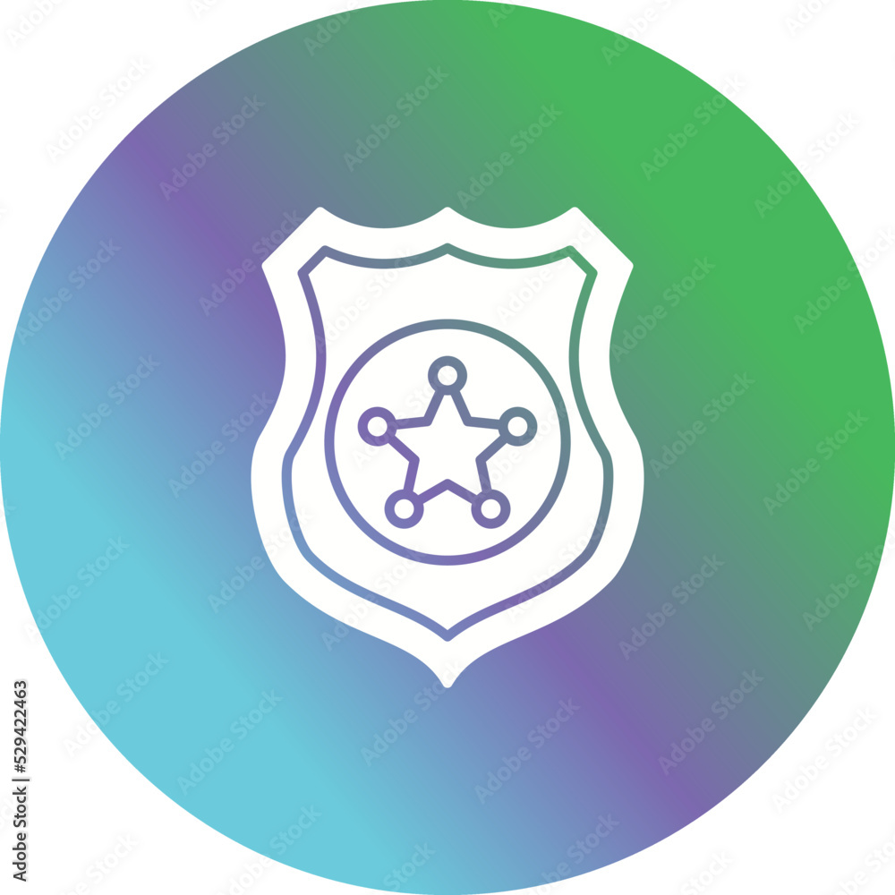 Police shield Icon Police shield Icon